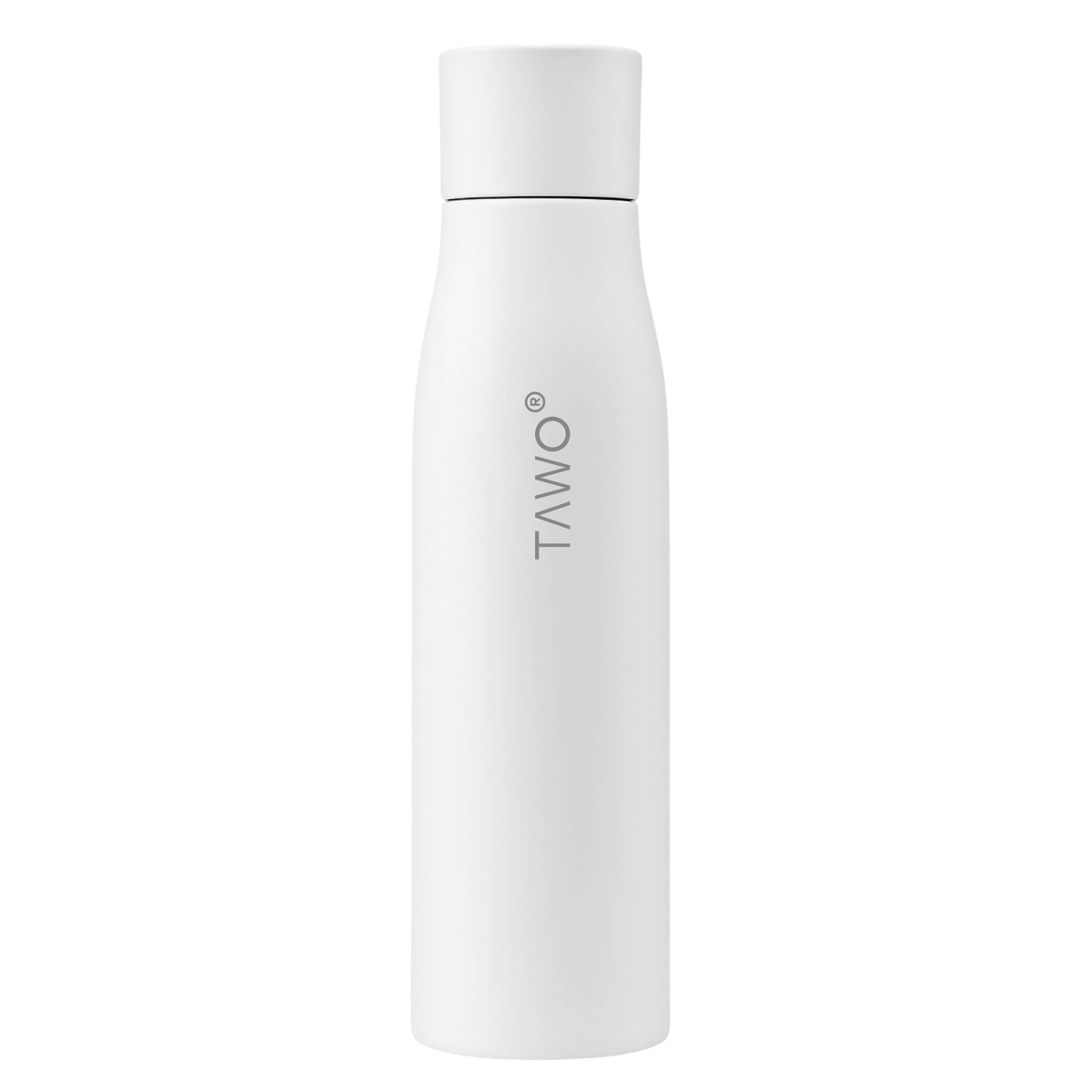 Botella Inteligente UV Autolimpiante TAWO® 750ml Blanco | Acero Inoxidable 316L