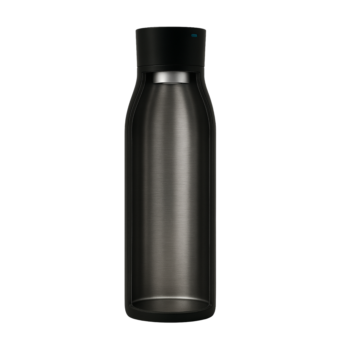 Botella Inteligente UV Autolimpiante TAWO® 750ml Negro | Acero Inoxidable 316L